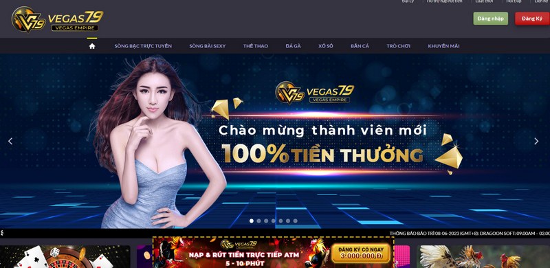 Giao diện nhà cái đơn giản, bố cục sắp xếp dễ tìm kiếm